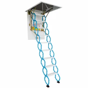 Heavy-Duty Manual Attic Ladder | Space-Saving Folding Loft Stairs